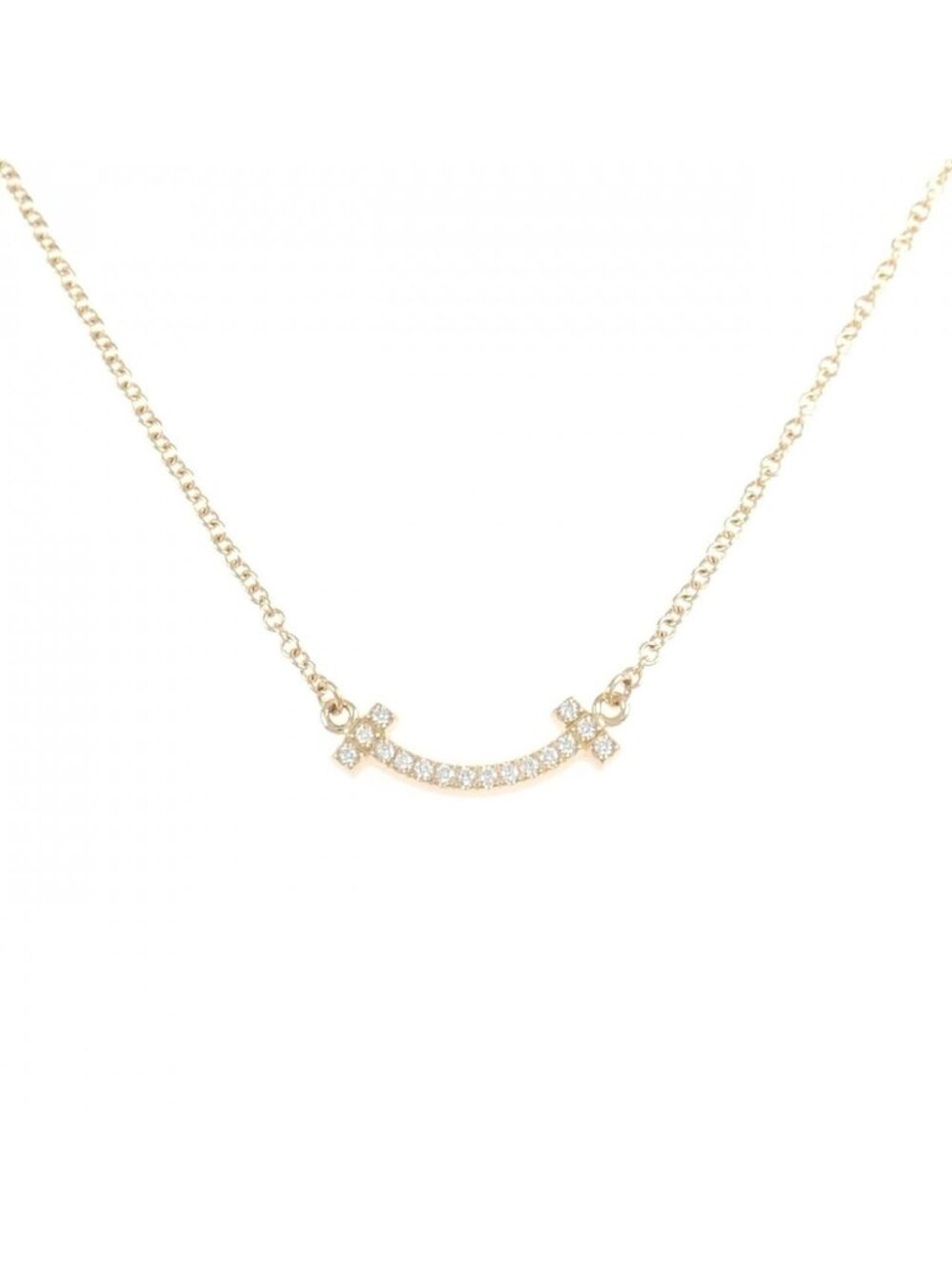 Tiffany & Co T Smile Mini Necklace